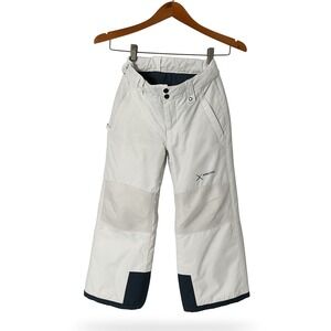 Arctix Youth M 10/12 White Snow Ski Pants 5K Waterproof Insulated Kids Winter